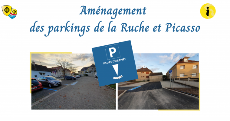 Aménagement des parkings de la Ruche et Picasso