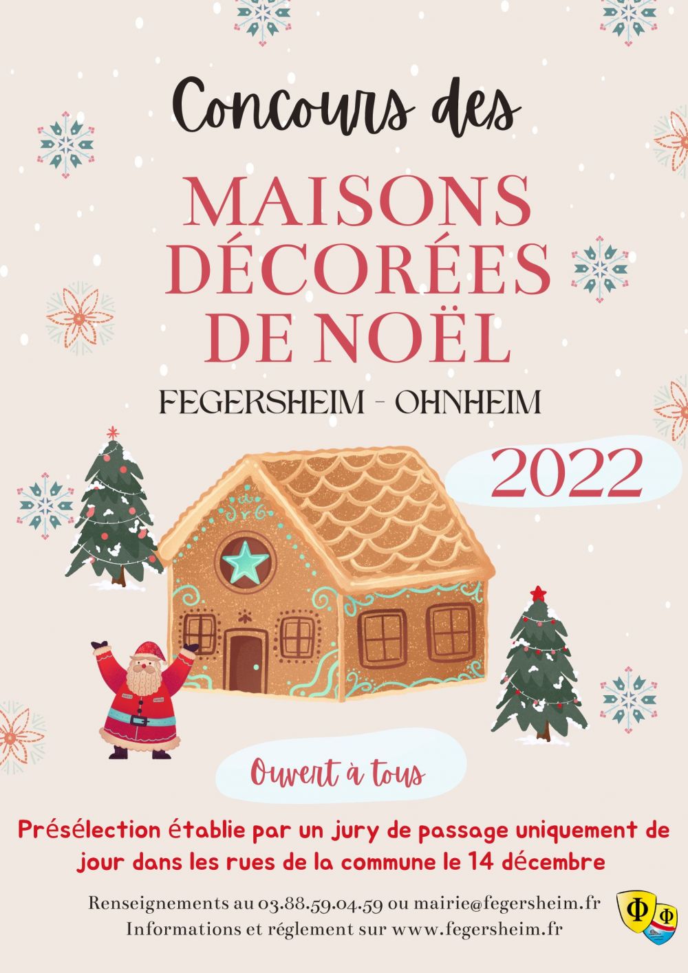 Maisons décorées de Noël 2022