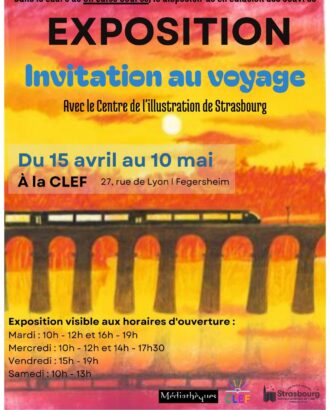 Affiche de l'exposition du mois d'avril 2025
