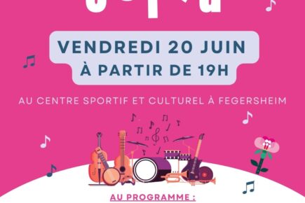 Affiche Fête de la musique à Fegersheim 2025