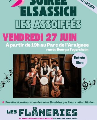 Affiche soirée elsassich juin 2025