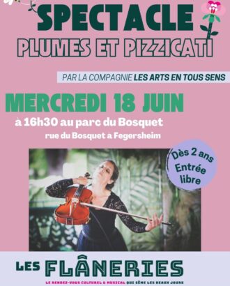 Affiche Spectacle Flâneries 2025