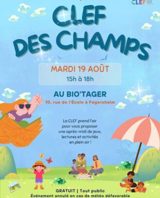 Affiche CLEF des champs août 2025