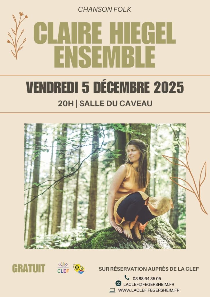 Affiche Concert folk décembre 2025 