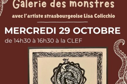 Affiche Atelier Gravure octobre 2025
