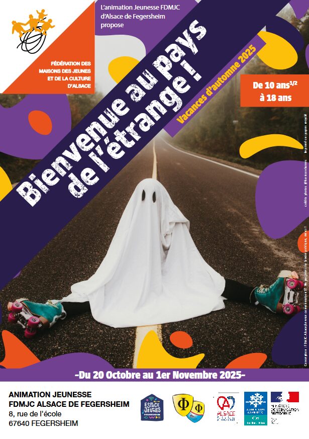 Visuel du programme d'animation des vacance d'automne de l'espace jeunes 2025