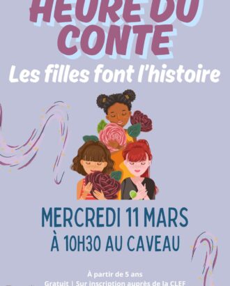 Affiche heure du conte mars 2026