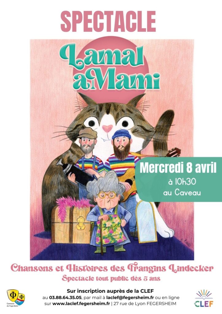 Affiche spectacle avril 2026 CLEF jeune public