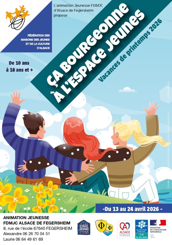 Programme Vacances de printemps de l'Espace Jeunes 2026