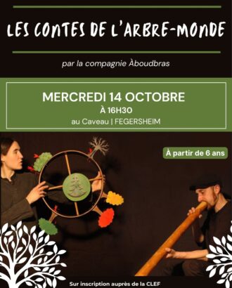 Affiche Spectacle octobre à la CLEF